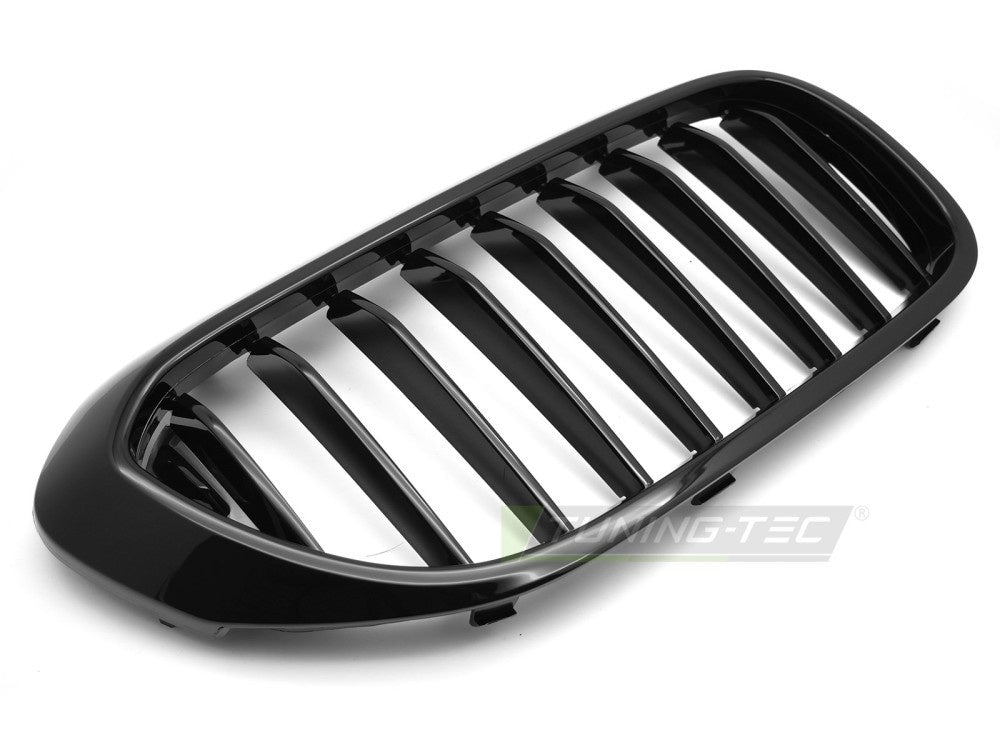 BMW 5 Serie G30 frontgrill blank svart 2017-2023 nærbilde