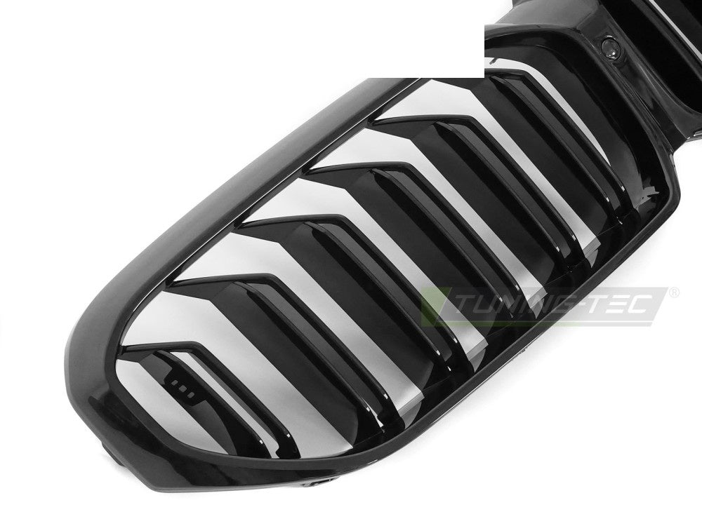 Tuning-Tec sport grill i glossy black for BMW G30 G31 F90 frontvisning
