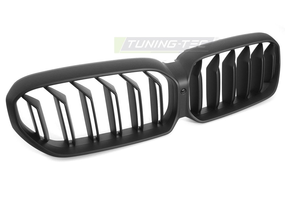 Grill BMW 5 Serie G30 G31 LCI 20-23 matt svart double bar fra Tuning-Tec