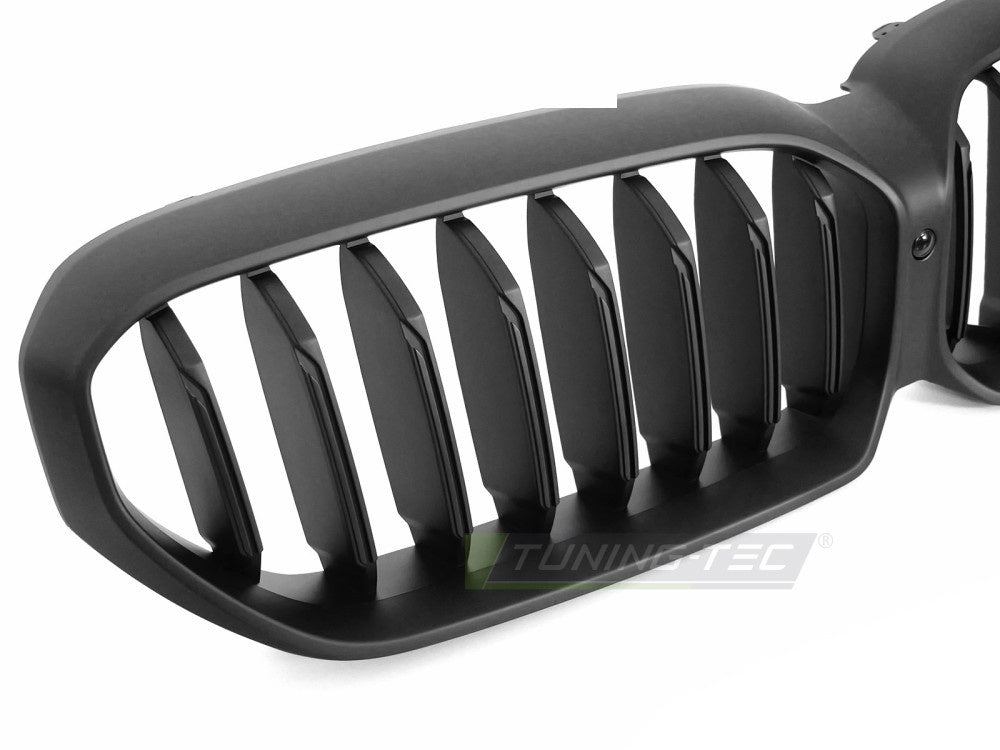 Frontgrill matt svart BMW 5 Serie G30 G31 2020-2023 LCI