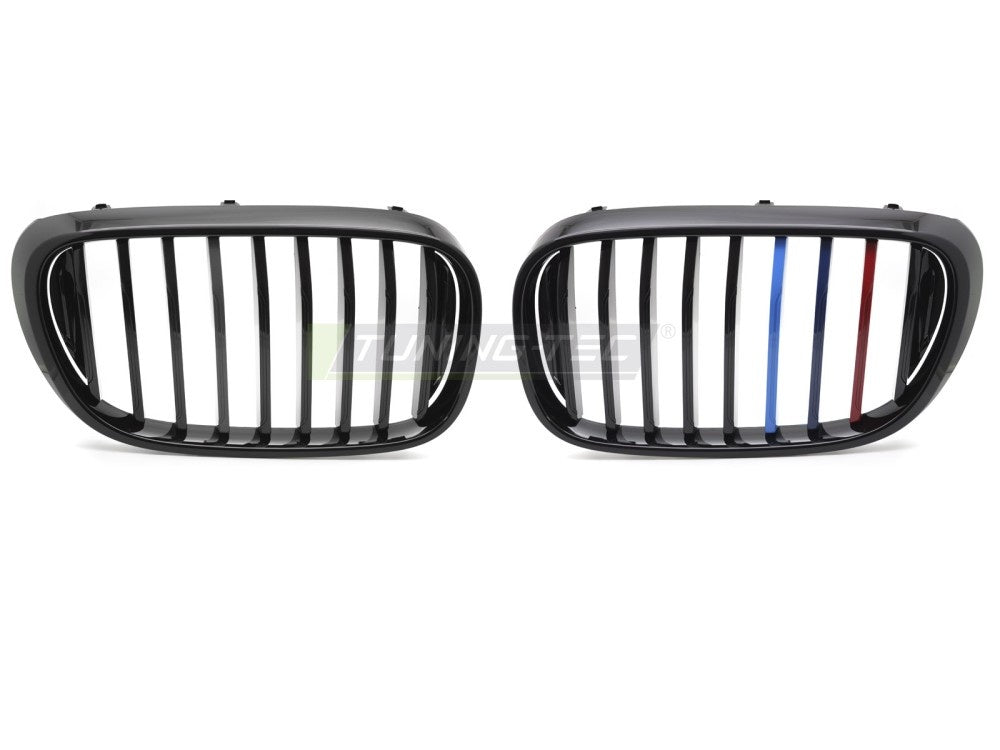 Blank svart grill med tri-color detaljer til BMW 7 Serie G11/G12 2015-2022