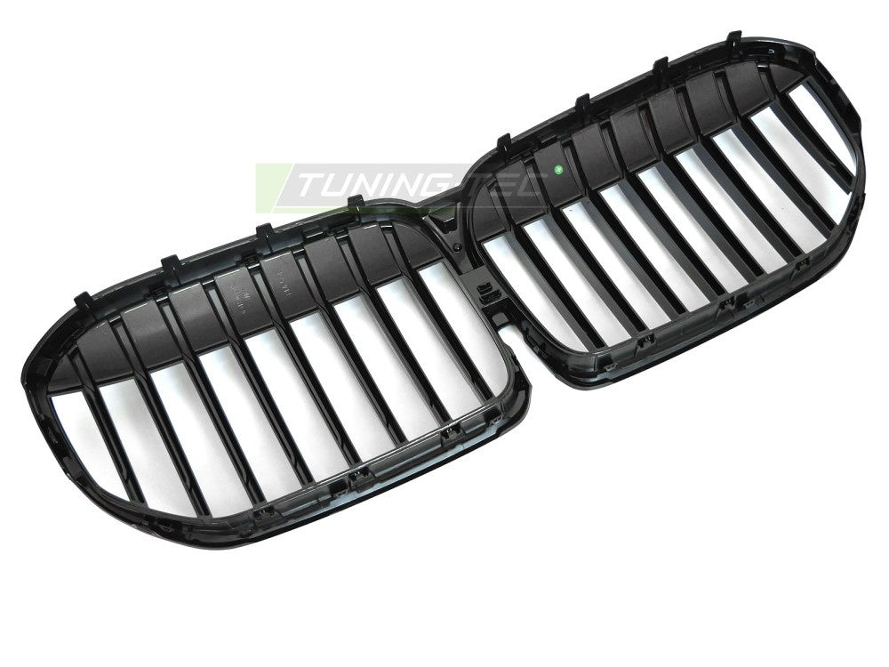 Svart grill BMW 7 Serie G11/G12 2015-2022 plug-and-play montering