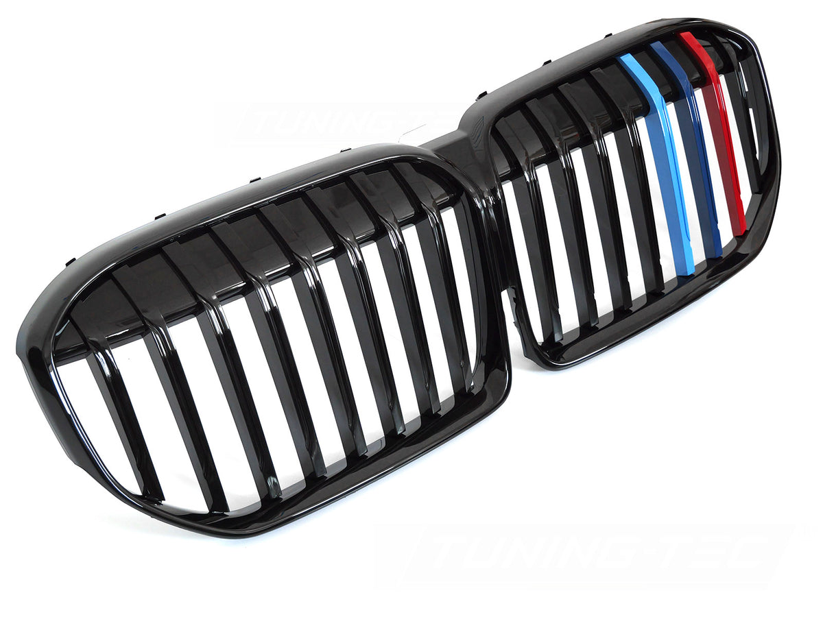 Grill BMW 7 Serie G11/G12 LCI 19-22 blank svart tri-colour fra Tuning-Tec