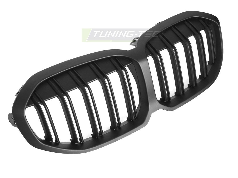 Grill BMW 1 Serie F40 19-24 Sport Double Bar Matt Svart fra Tuning-Tec