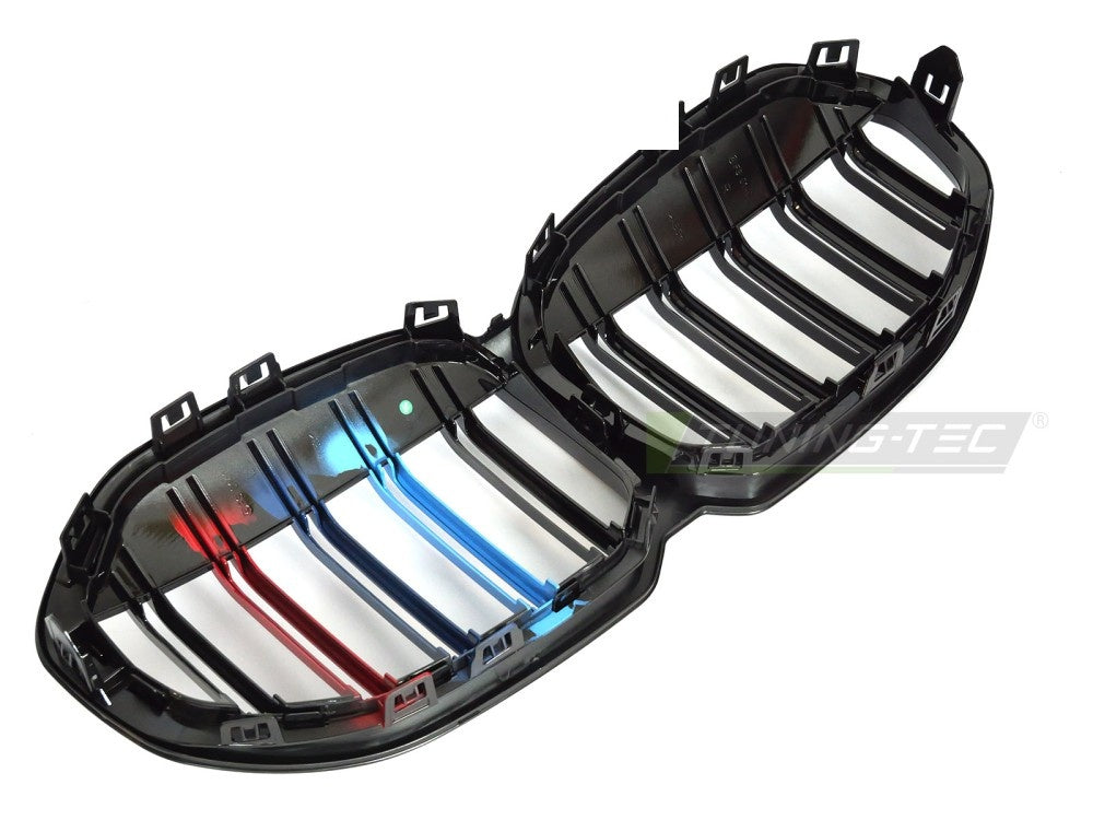 Frontgrill BMW 1 Serie F40 2019-2024 sport design glossy black double bar