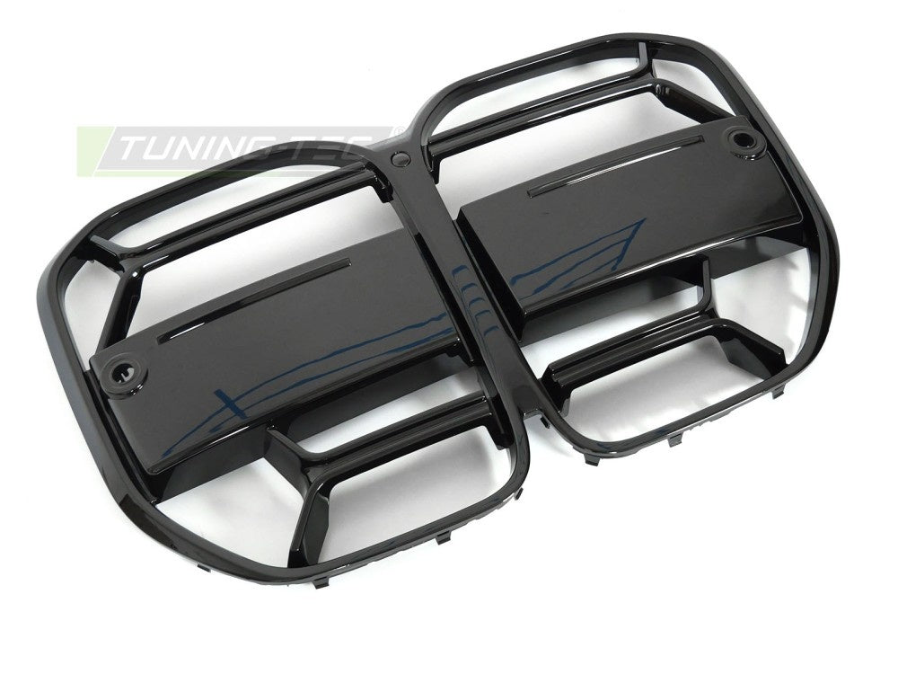 Sport Style grill i glossy black montert på BMW 4 Serie G22