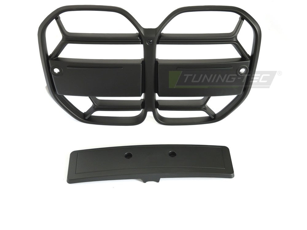 Matt svart grill til BMW 4 Serie G22 G23 G26 G82 G83 2020 og nyere