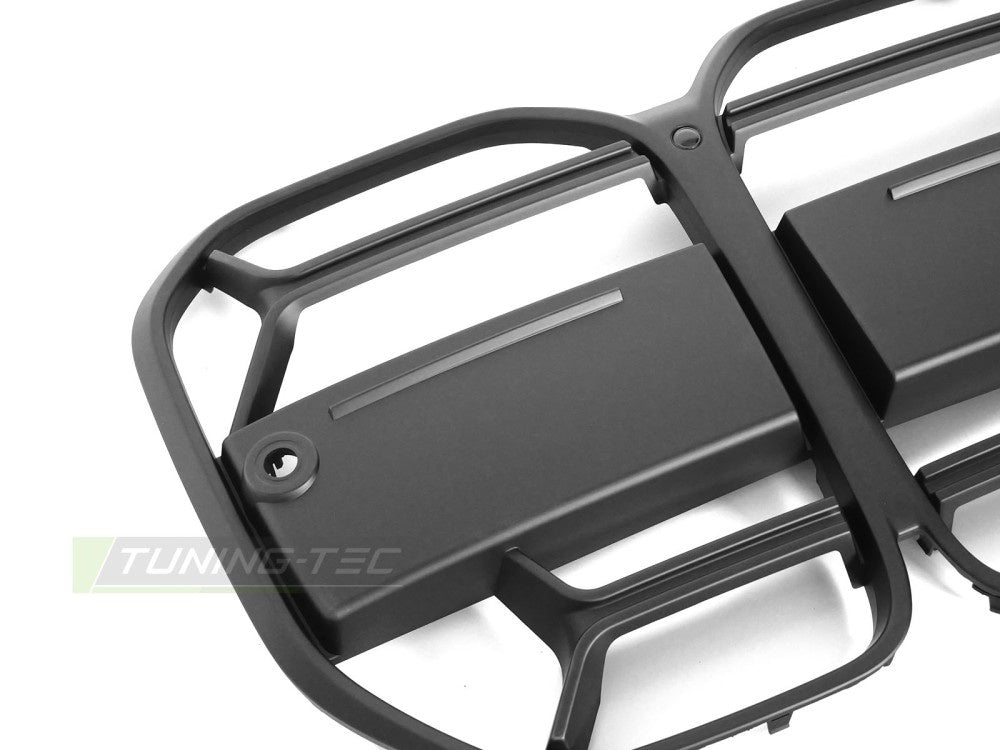 BMW 4 Serie G22 sport-grill matt svart – plug-and-play montering
