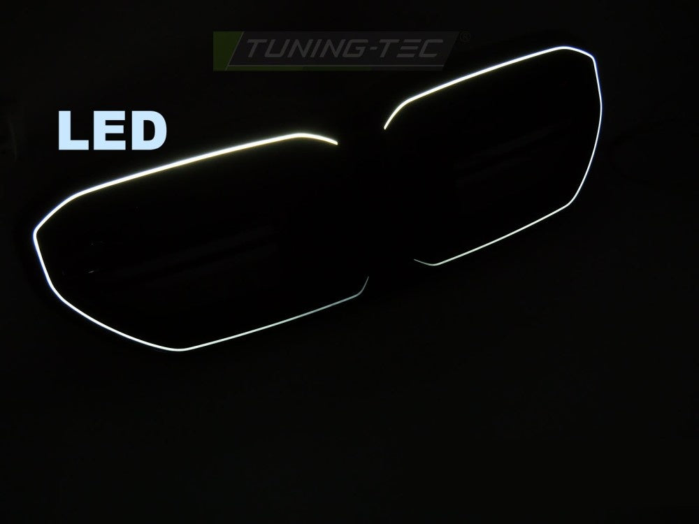 Frontgrill BMW G61 G60 23- blank svart LED Tuning-Tec