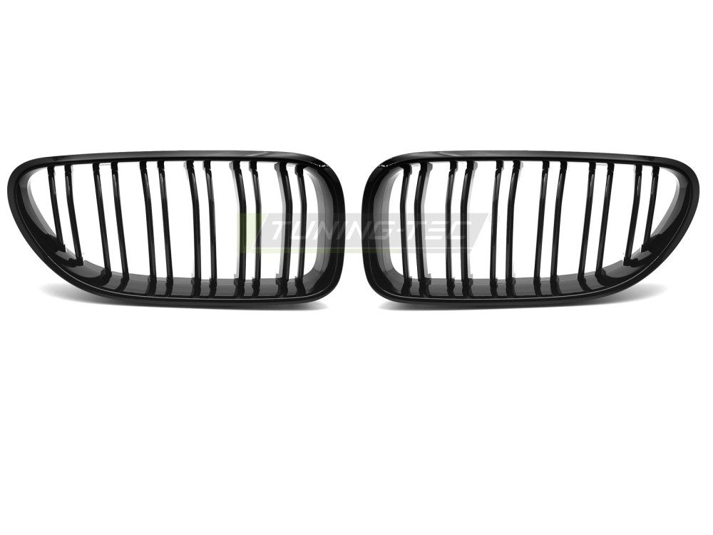 Sport grill til BMW F12 F13 2011-2018 blank svart doble sprosser