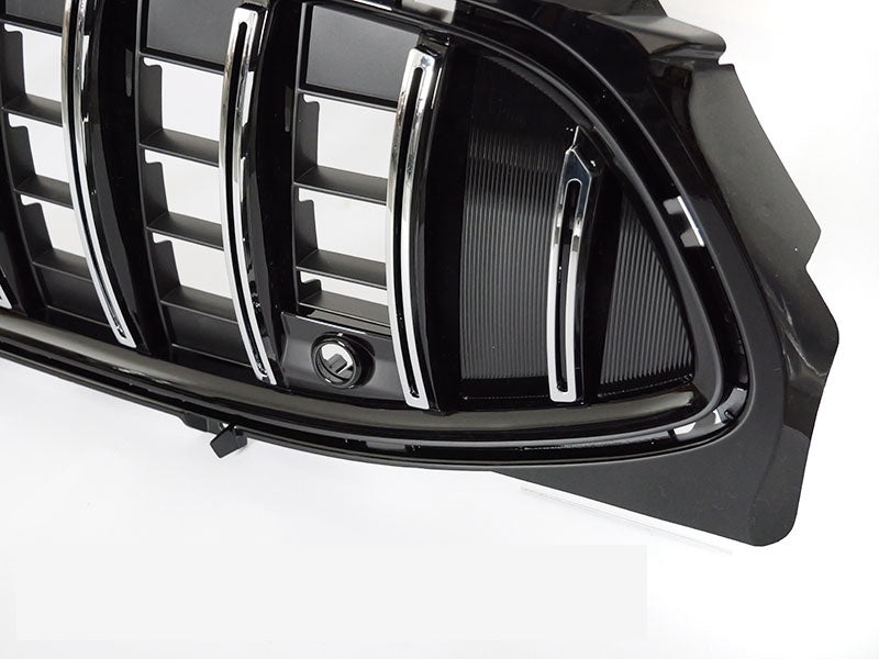 Mercedes CLA W118 frontgrill i svart og krom sport-design