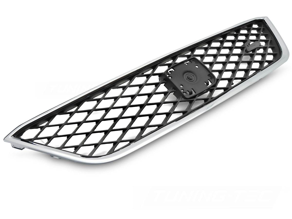 Grill Seat Ibiza 6J 08-17 Sport Style Sølv Svart fra Tuning-Tec