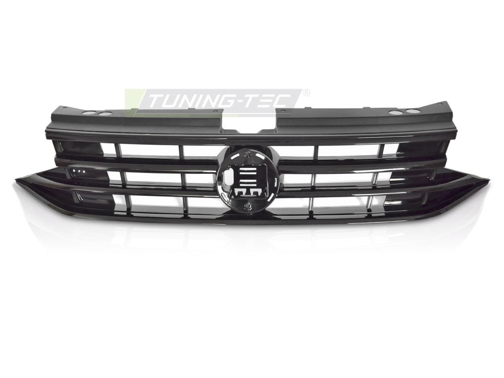 Blank svart grill til VW Tiguan II 2016-2024 montert forfra