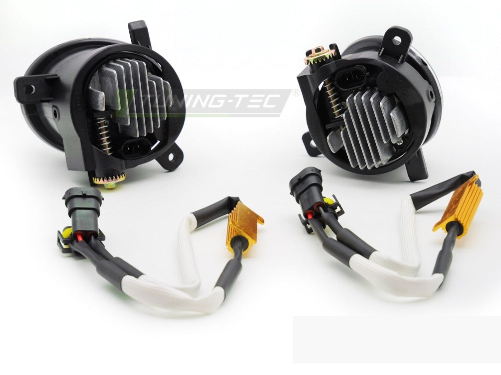 LED takelys svart Audi A4 B8 2008-2015 montert forfra