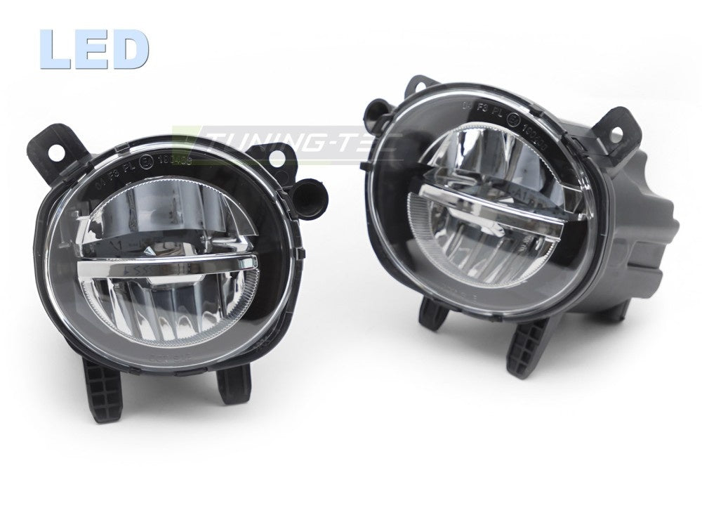 Takelys LED Clear til BMW 3 Serie F30 F31 2011-2018 fra Tuning-Tec, sett fra skrå vinkel