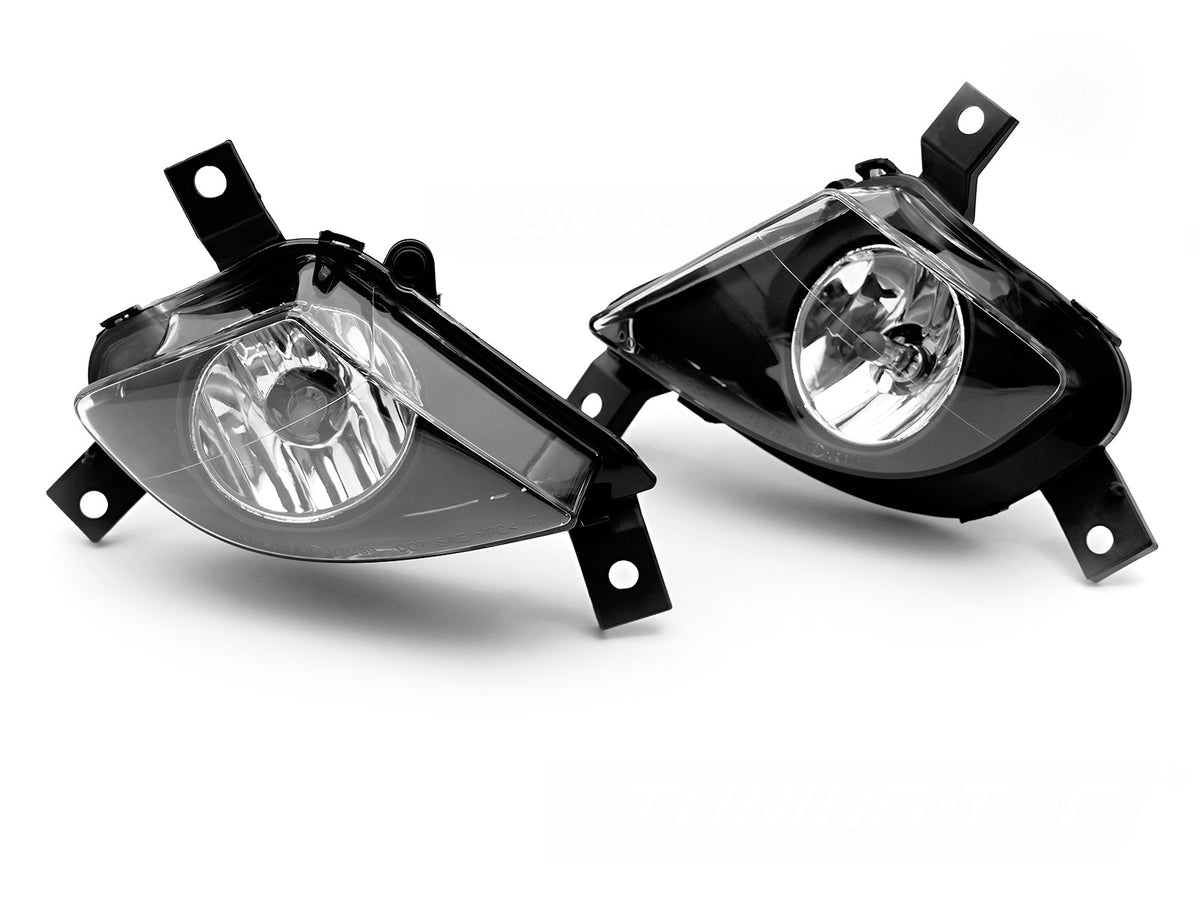 Tåkelys klart glass BMW E90 E91 LCI 2009-2011 sett forfra