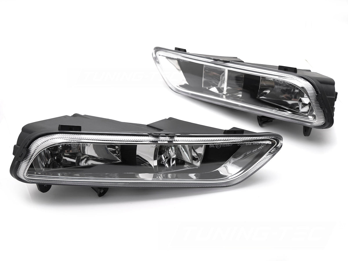 Takelys med DRL klart glass til Volkswagen Passat B7 10-14 Sedan og Variant fra Tuning-Tec