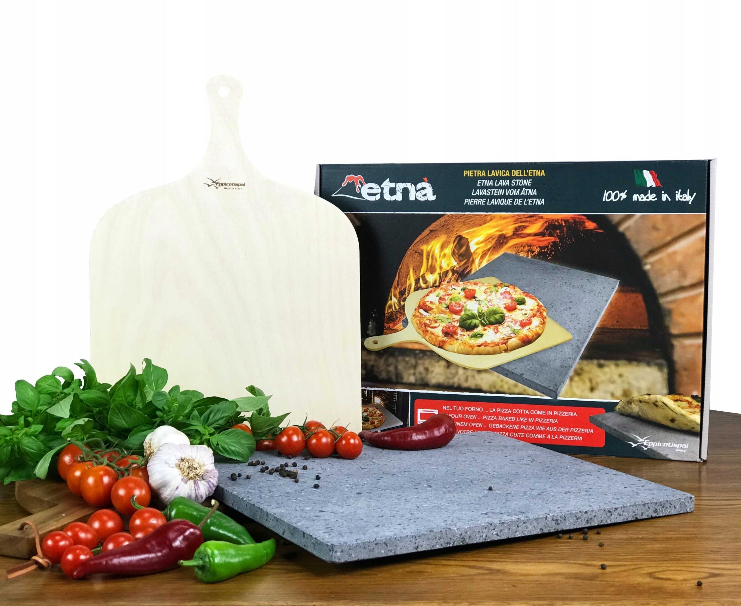 Etna Steinhelle for Pizzabaking Vulkanisk Italiensk