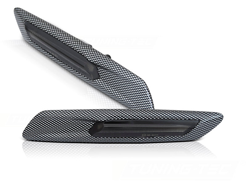 Blinklys BMW 5-Serie F10/F11 10-16 sekvensiell LED smoke karbon fra Tuning-Tec