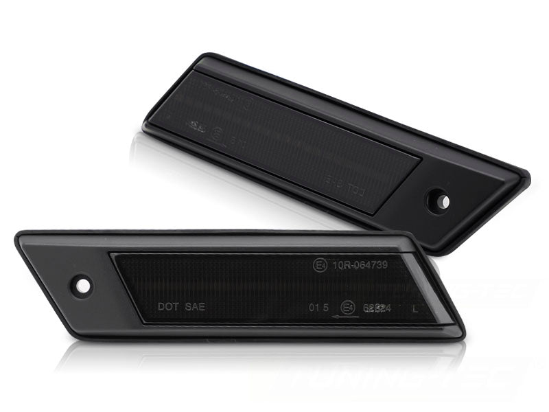 Sekvensielle LED-sideblinklys smoke til BMW 5-Serie E28 sett forfra