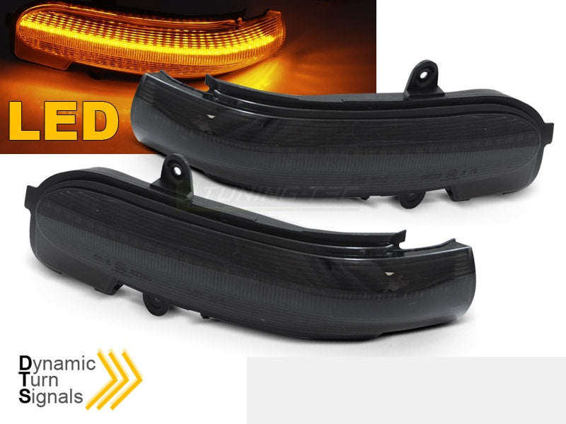 Blinklys Mercedes C-Klasse W203 00-07 sekvensiell LED smoke speil fra Tuning-Tec