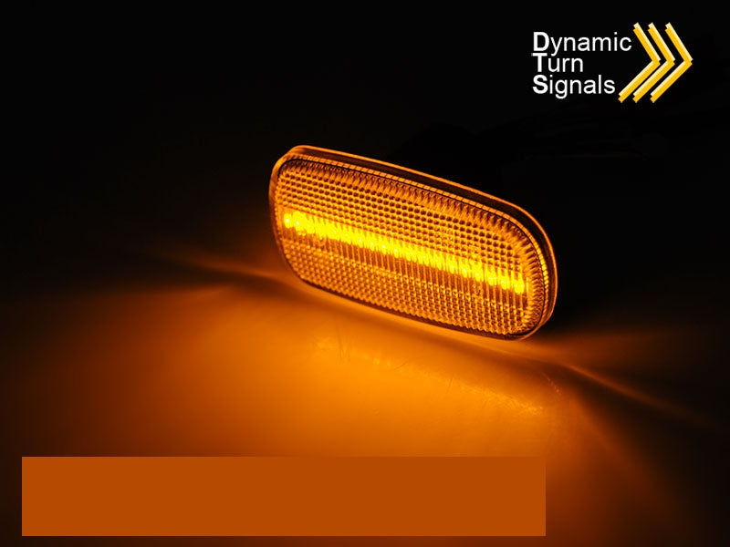 Blinklys Toyota Land Cruiser J120 2002-2009 – dynamisk LED sideblinklys hvit