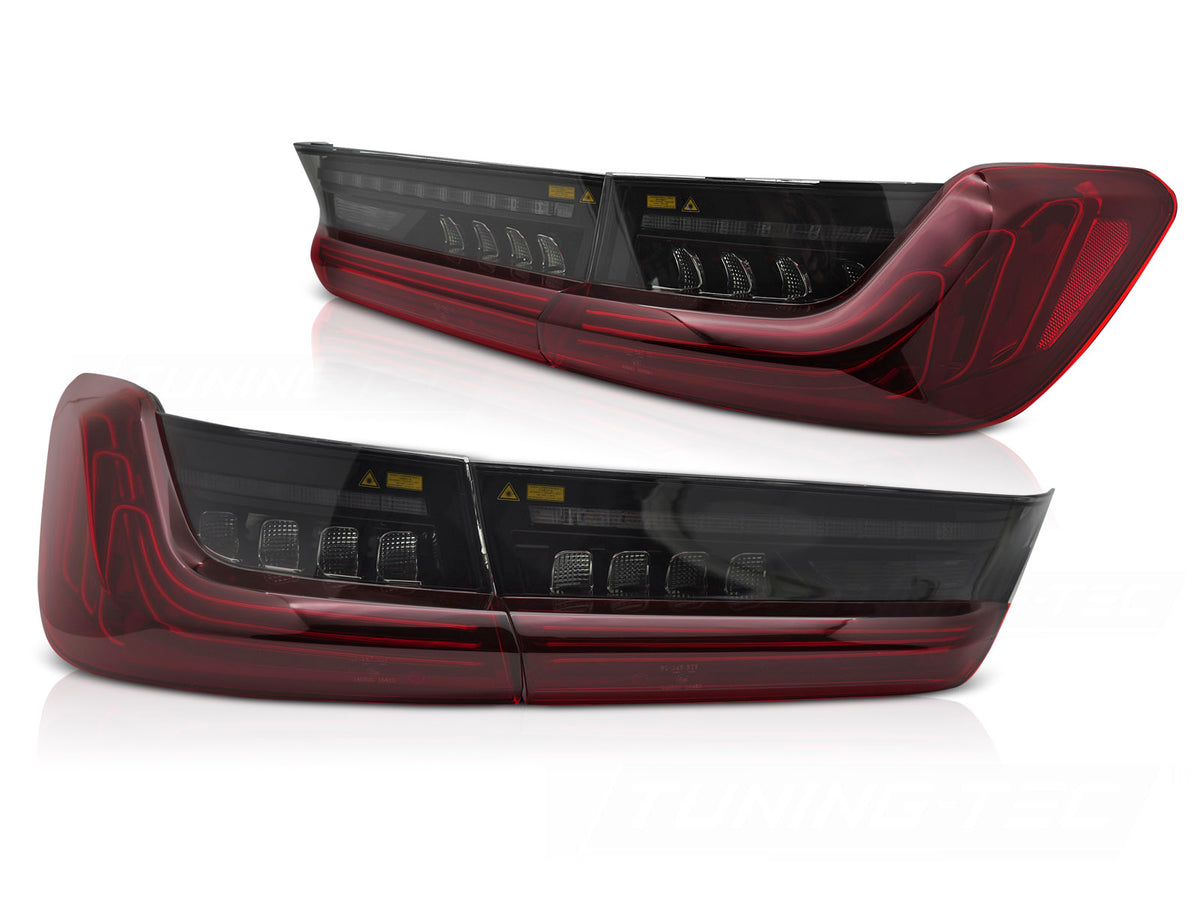 LED baklykter red laser look BMW 3-Serie G20 2019–2022 sett bakfra