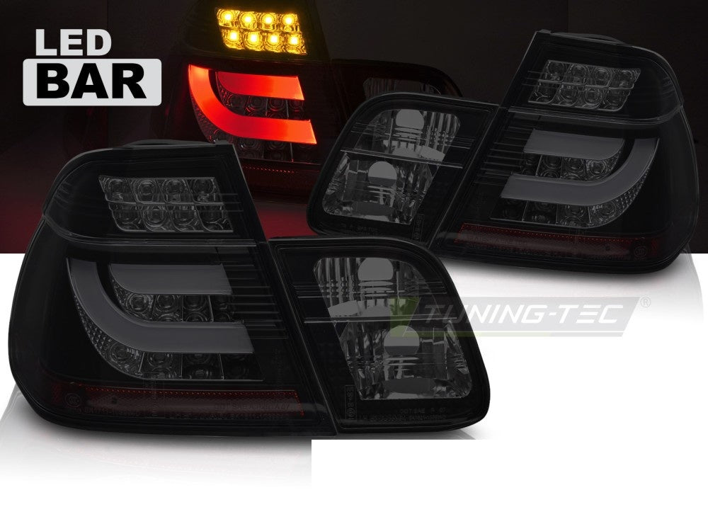 Baklykter BMW 3-Serie E46 Sedan 98-06 LED smoke svart fra Tuning-Tec