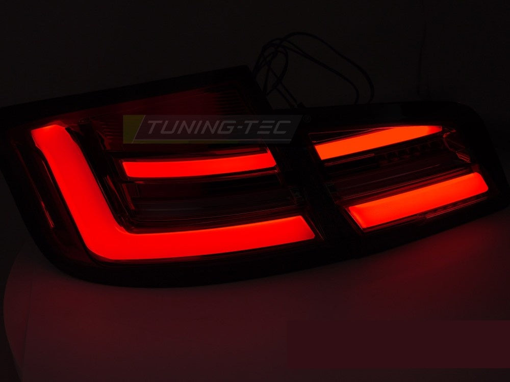 LED baklykter med dynamisk blinklys til BMW F10 F11 i red smoke utførelse