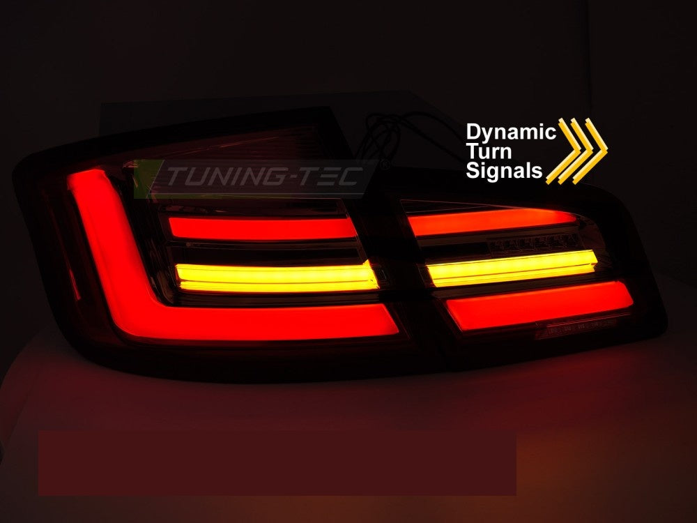 Tuning-Tec baklykter BMW 5-Serie F10 2010-2016 rødt tonet LED bar design
