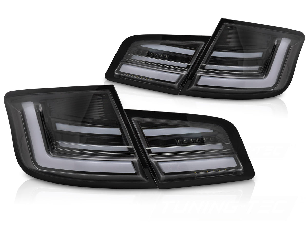Baklykter BMW 5-Serie F10 LED bar sekvensielle svart Tuning-Tec