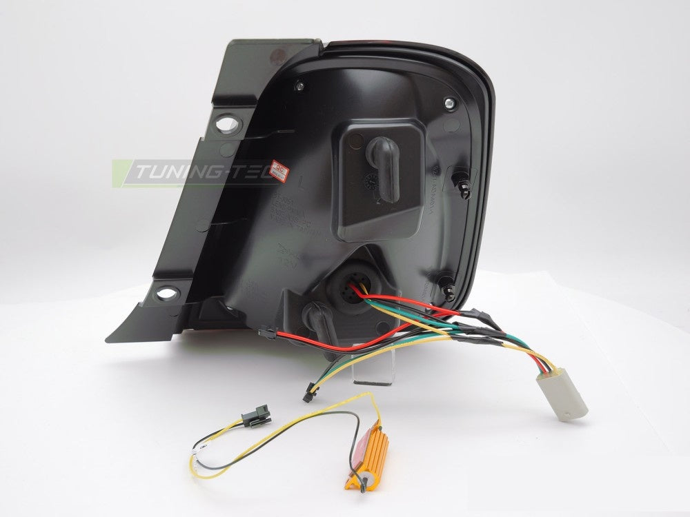 Røde LED baklykter Fiat 500 2015-2020 sett bakfra