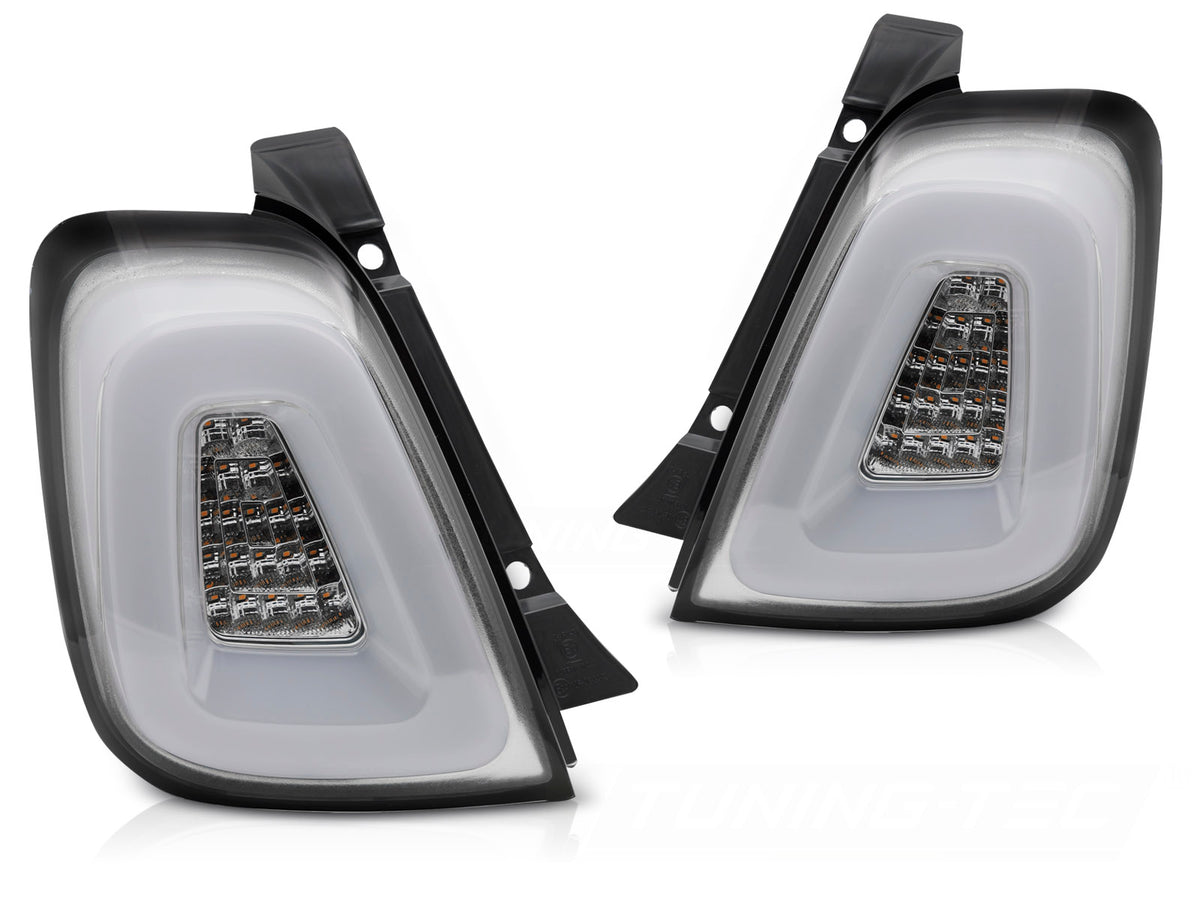 Baklykter Fiat 500 15-20 White LED Bar fra Tuning-Tec