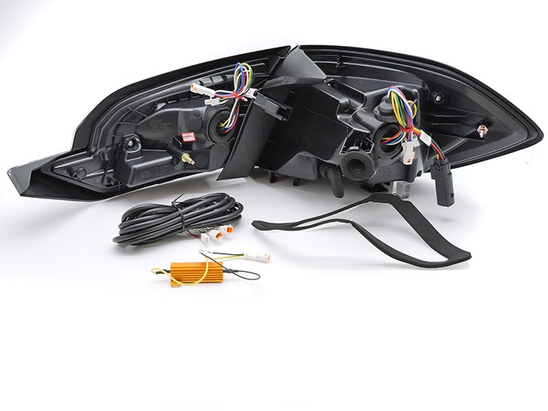 Tuning-Tec LDFO78 LED baklykter Ford Fiesta MK8 17-21 smoke