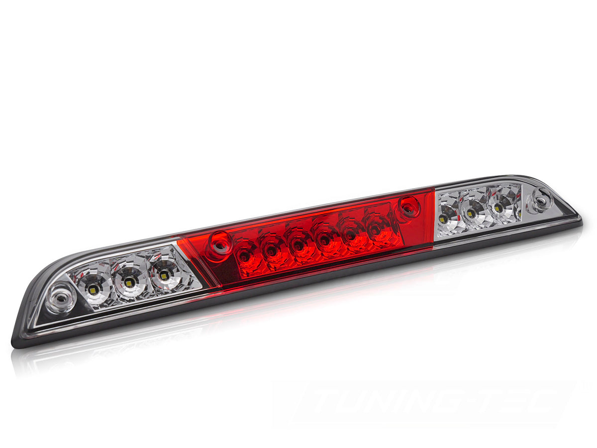 LED bremselys Ford F150 2015–2020 rød hvit utførelse sett bakfra