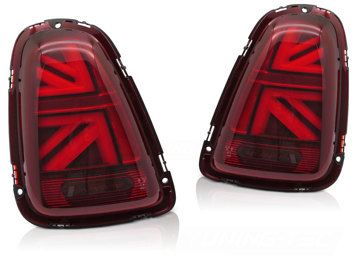 LED baklykter rød til Mini Cooper R56 R57 R58 R59 2010–2014 sett bakfra