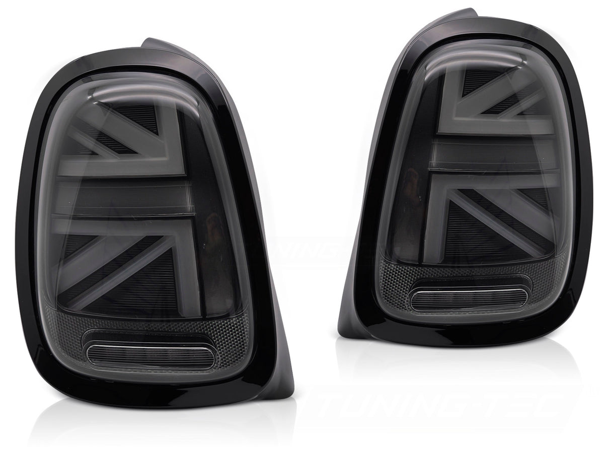 LED baklykter smoke Mini Cooper F55 F56 F57 2014–2017 komplett sett bakfra