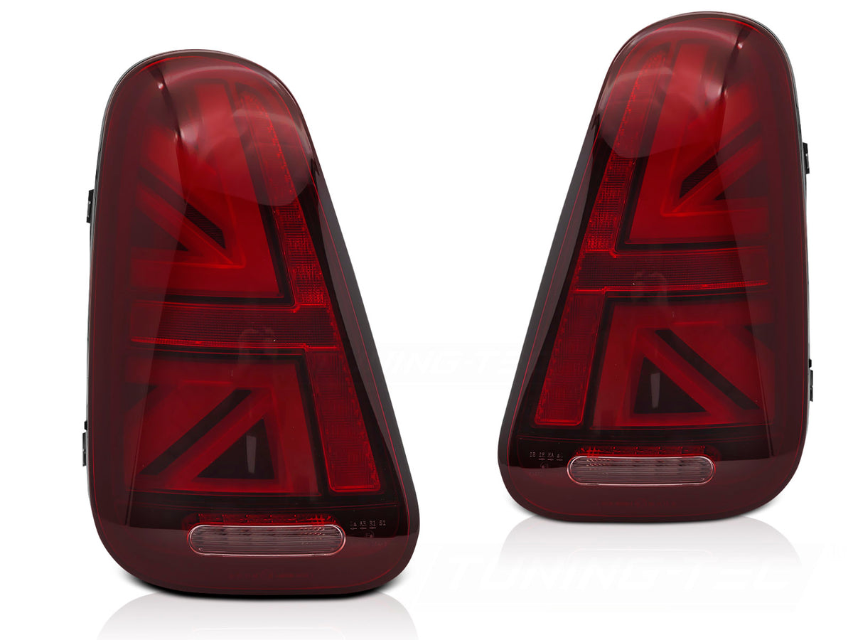 LED baklykter rød til Mini Cooper R50 R52 R53 2001–2006 sett bakfra