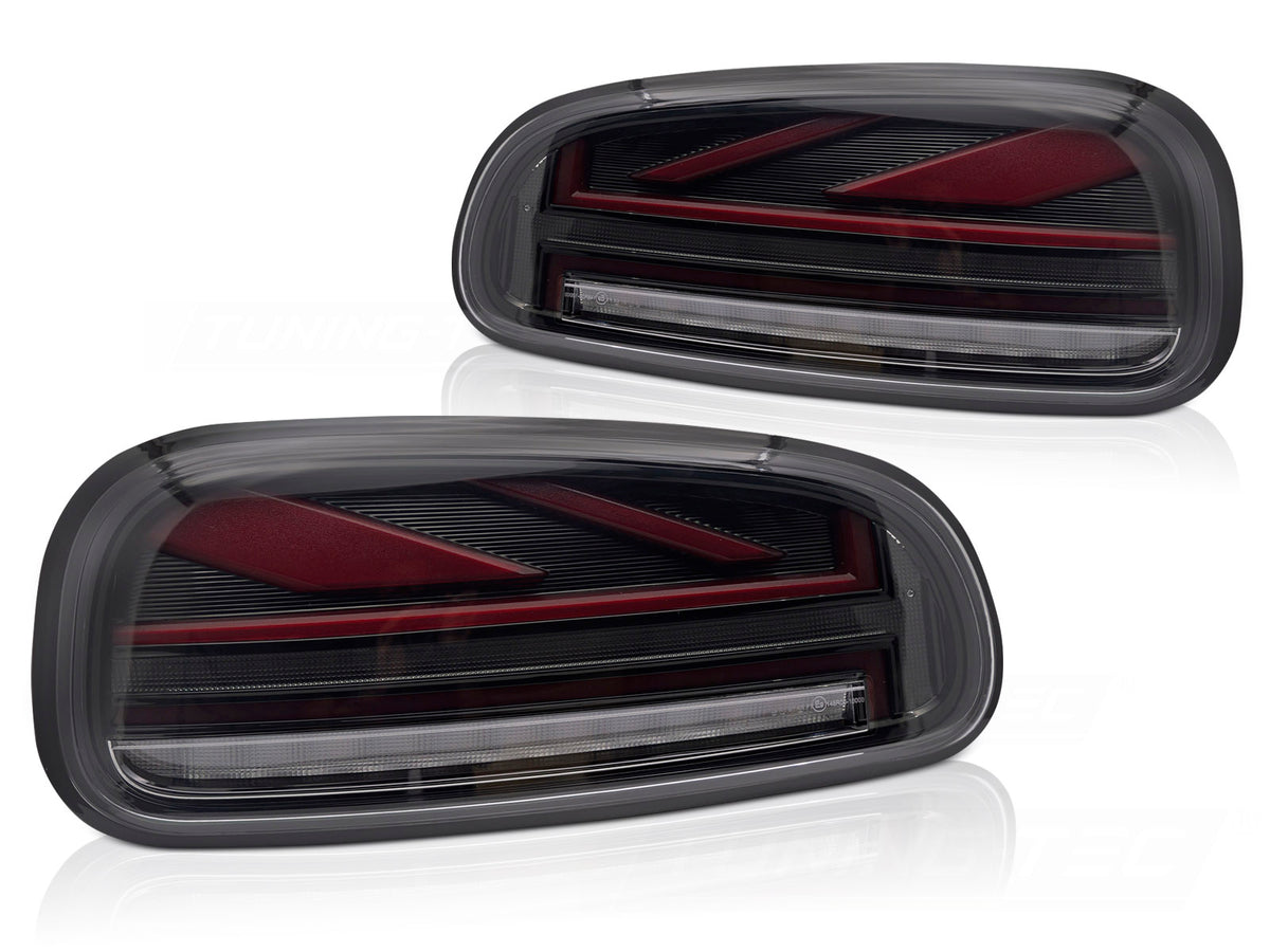 LED baklykter smoke til Mini Clubman F54 2015–2019 sett bakfra