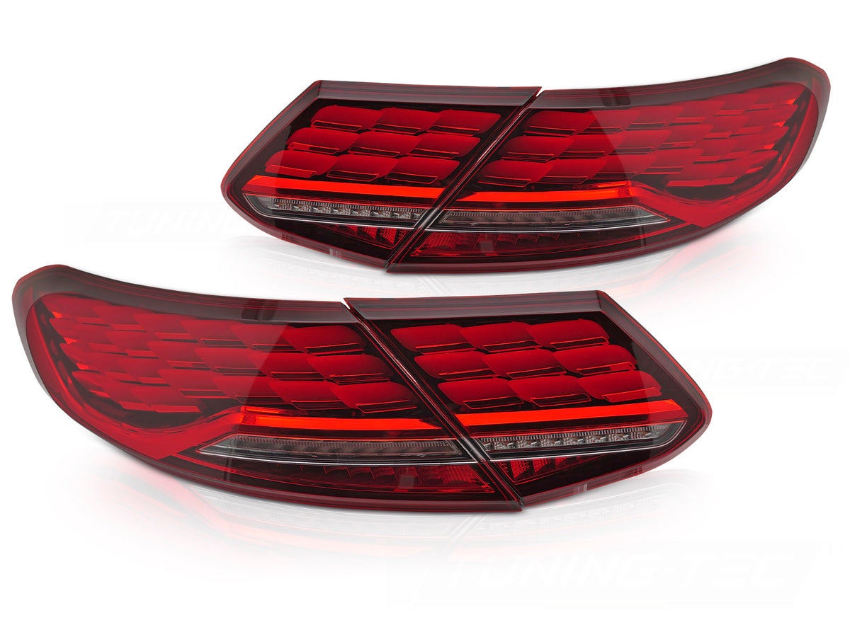 LED-baklykter Mercedes C-Klasse C205 Coupé rød OE-stil sett bakfra