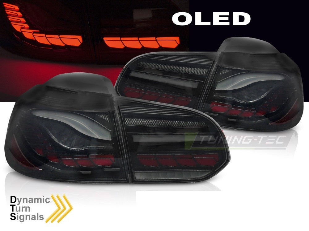 Baklykter Volkswagen Golf 1 74-84 LED Smoke OLED fra Tuning-Tec