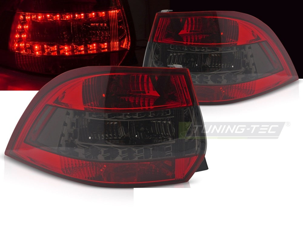 Baklykter Volkswagen Golf 1 74-84 LED red smoke fra Tuning-Tec