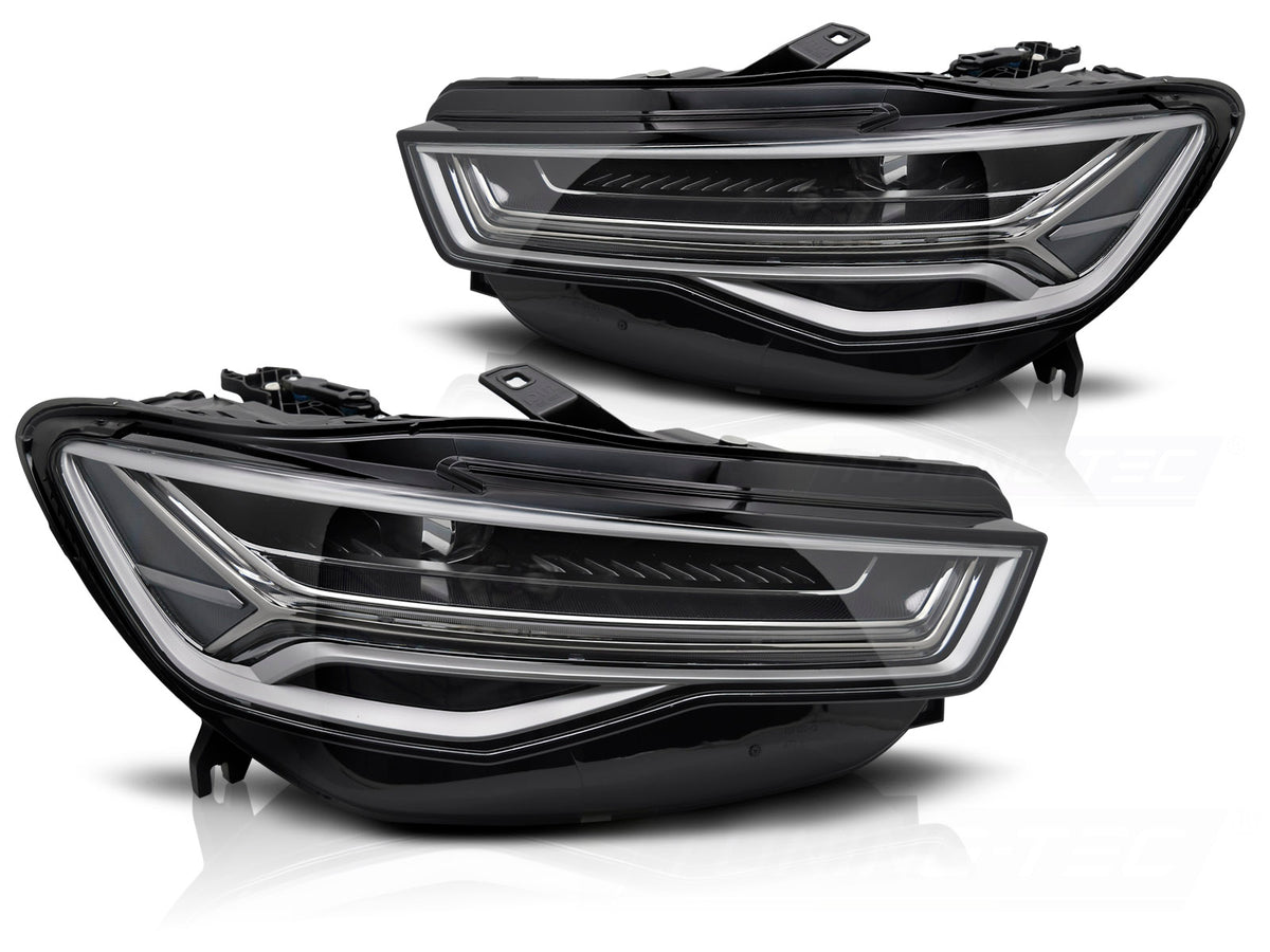 Frontlykter Audi A4 B8 08-15 Full LED sekvensiell DRL fra Tuning-Tec