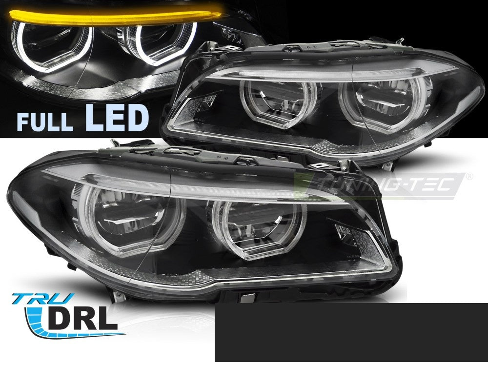 Frontlykter BMW 5-Serie F10/F11 10-16 Full LED DRL fra Tuning-Tec