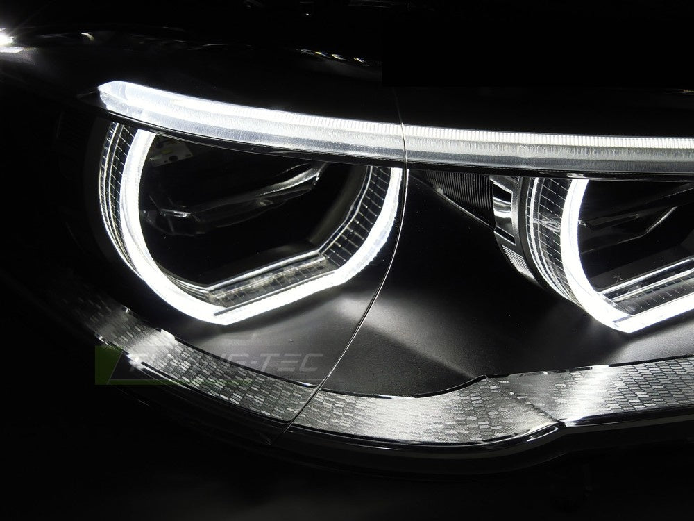 BMW 5-Serie F10 F11 frontlykter full LED DRL Tuning-Tec LPBMS9