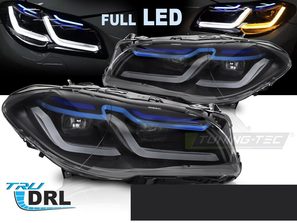 Frontlykter BMW 5-Serie F10/F11 10-13 Full LED DRL fra Tuning-Tec