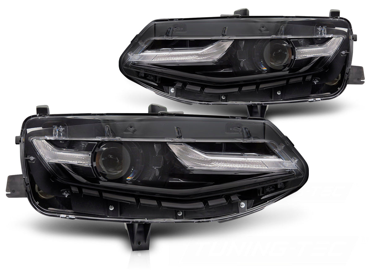 LED frontlykter med DRL til Chevrolet Camaro 2019–2023 sett forfra