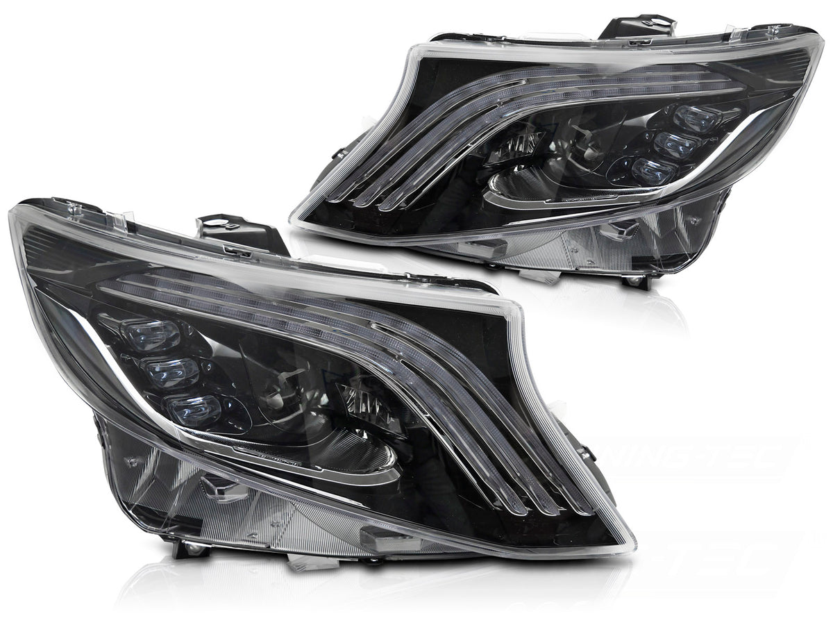 Frontlykter Mercedes Vito V-Klasse W447 14-23 full LED sekvensiell DRL fra Tuning-Tec