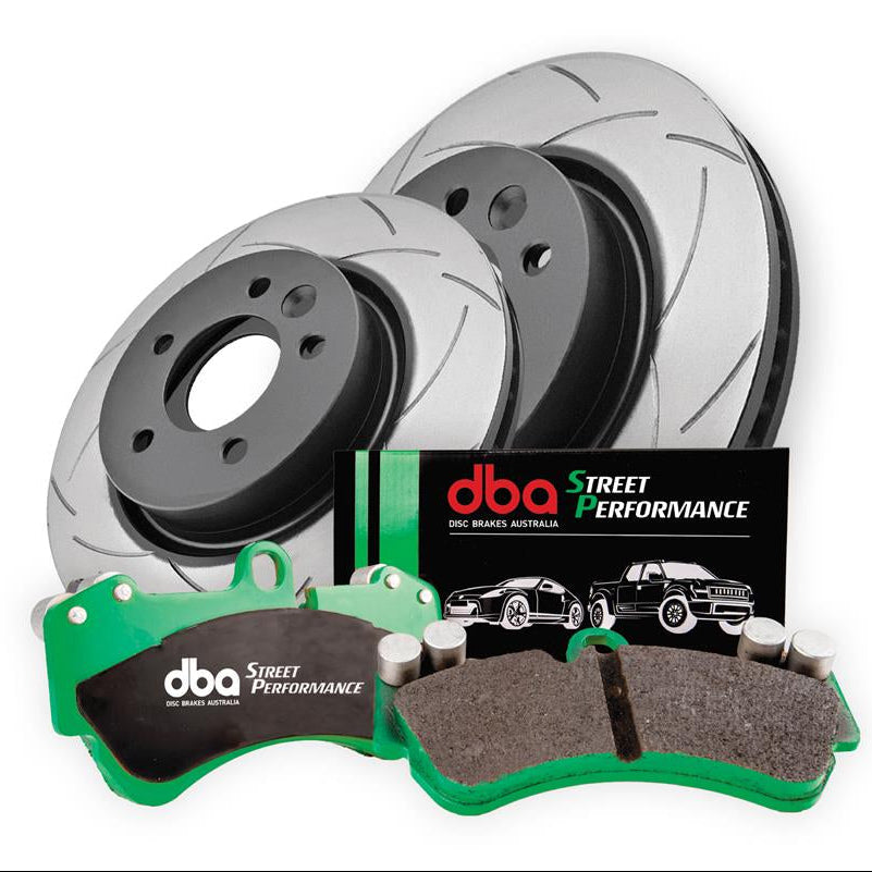 DBA T2 Street Performance bremsekit bak til Ford Ranger Raptor 19-23 - skiver og klosser samlet