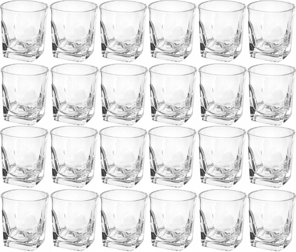 Whisky- og juiceglass 280 ml Optic fra Altom Design, sett med 24 stykker